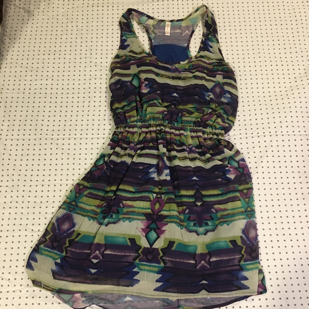 Multi-colored sun dress